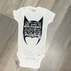 Custom Made Batman Onesie